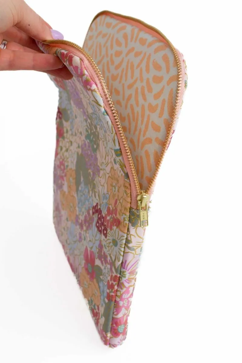 English Rose Canvas 12.9" Device Tablet Sleeve
