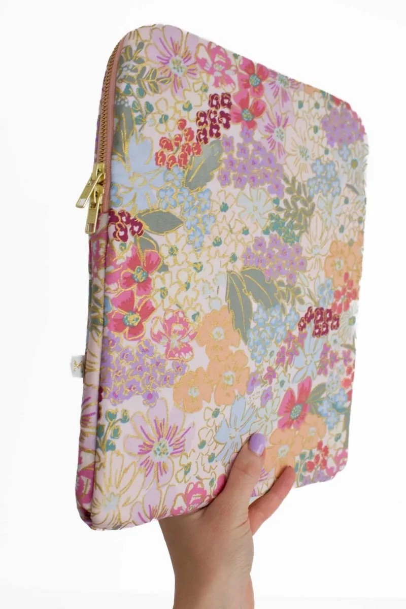 English Rose Canvas 12.9" Device Tablet Sleeve