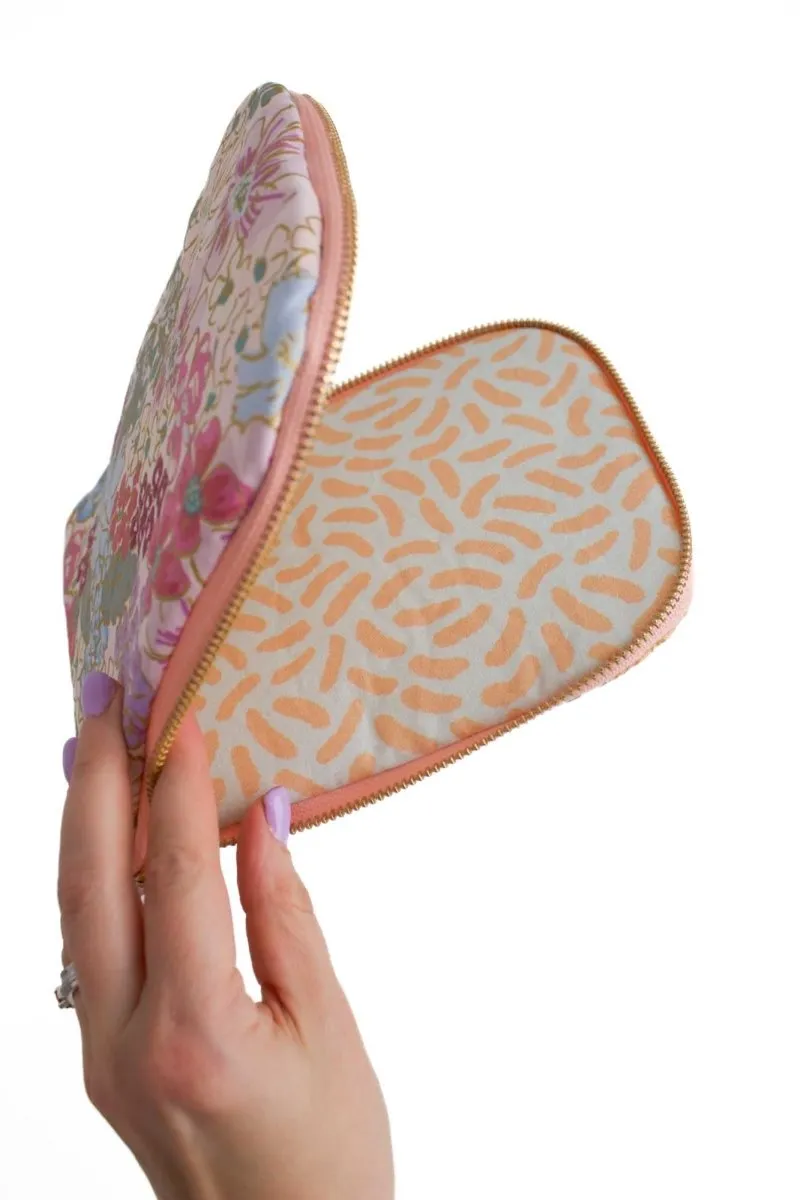 English Rose Canvas 6.8" Device Tablet Sleeve