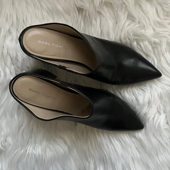 EUC Marc Fisher Heeled Mules