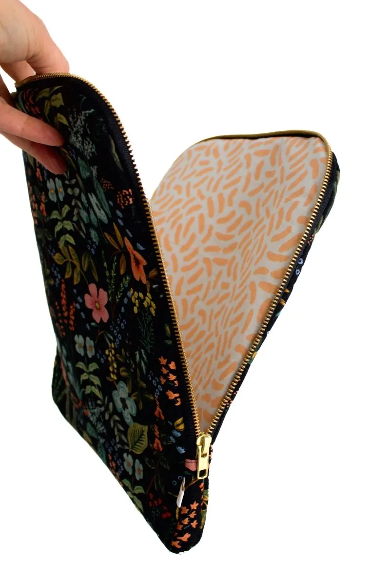 Evening Wildflower Canvas 11" Device Tablet Sleeve