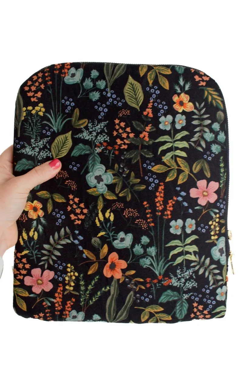 Evening Wildflower Canvas 11" Device Tablet Sleeve