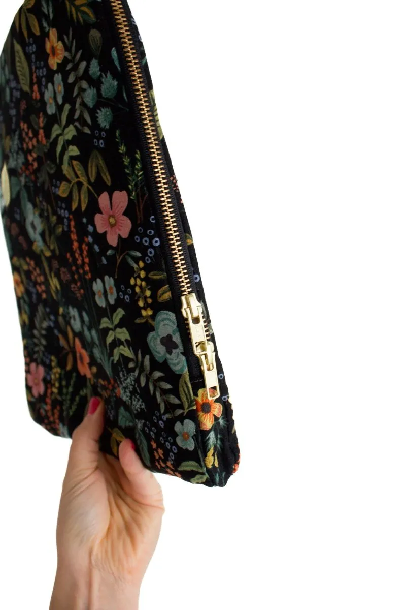 Evening Wildflower Canvas 12.9" Device Tablet Sleeve