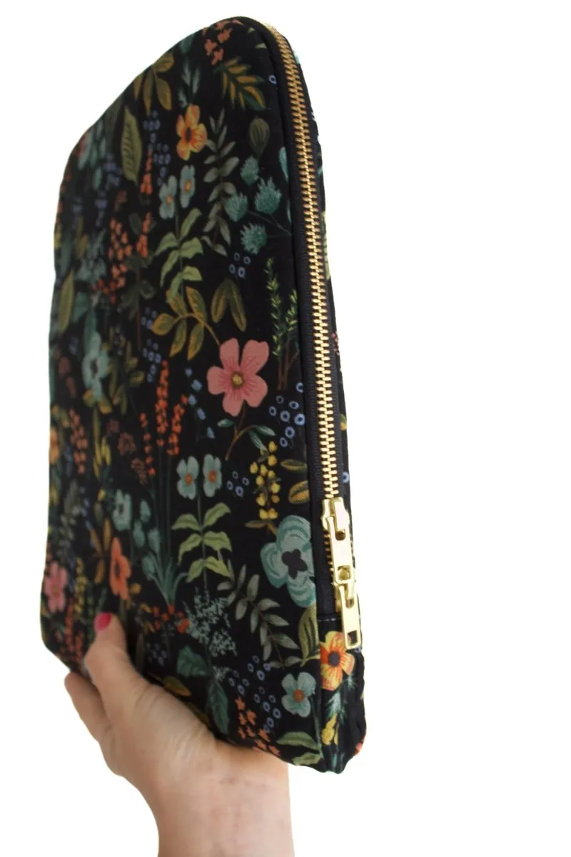 Evening Wildflower Canvas 12.9" Device Tablet Sleeve