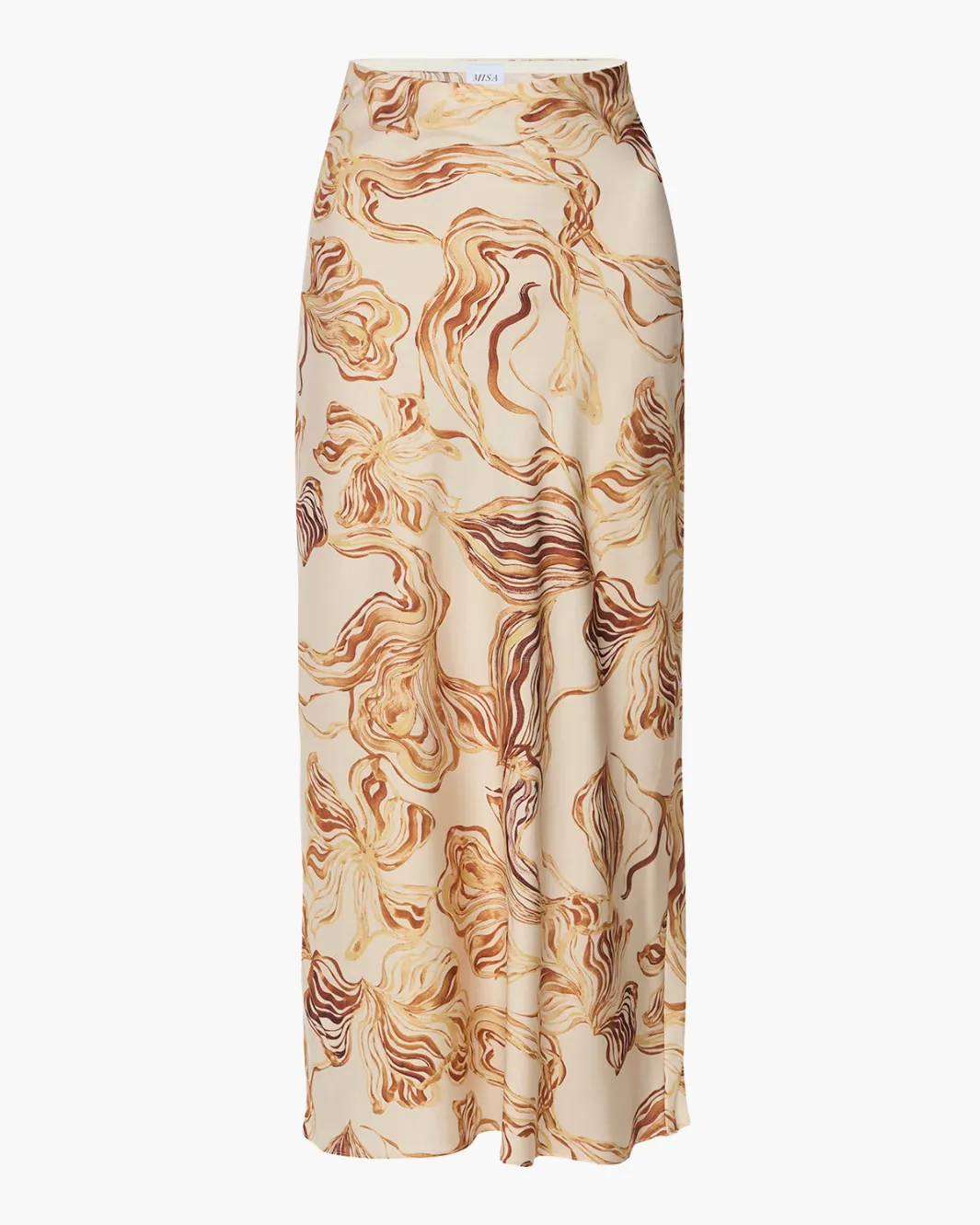 FAY SKIRT IN GOLDEN STRAW SATIN
