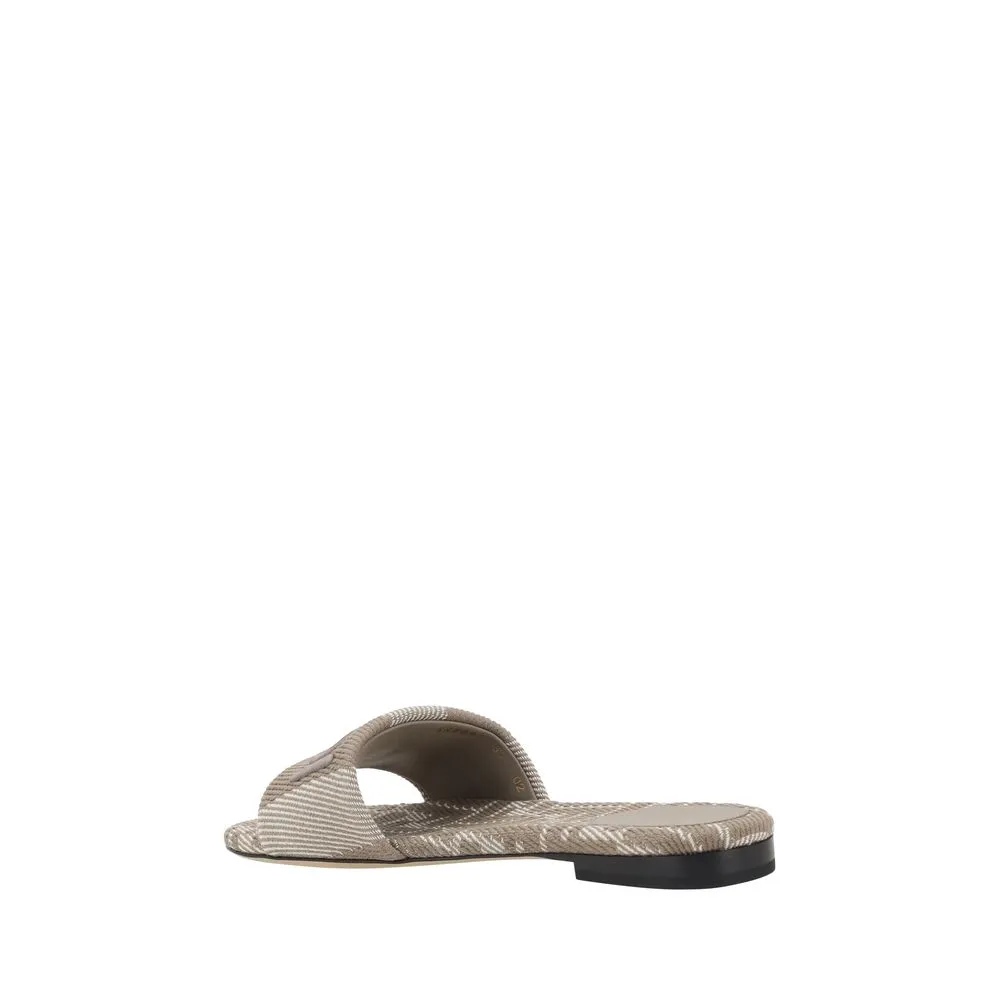 Fendi FF embroidery Sandals