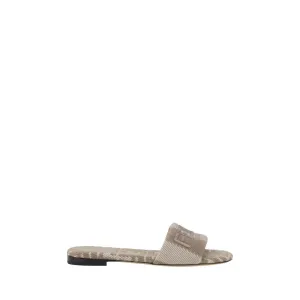 Fendi FF embroidery Sandals