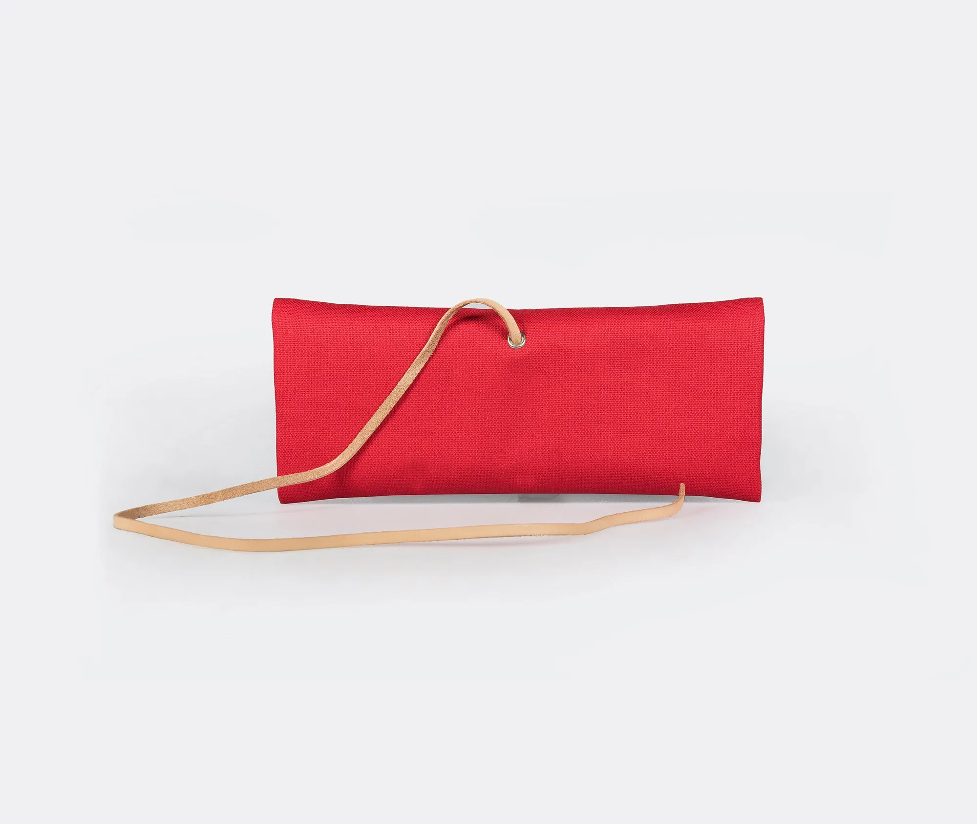 Field Roll Pencil Case - Red