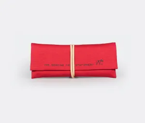 Field Roll Pencil Case - Red
