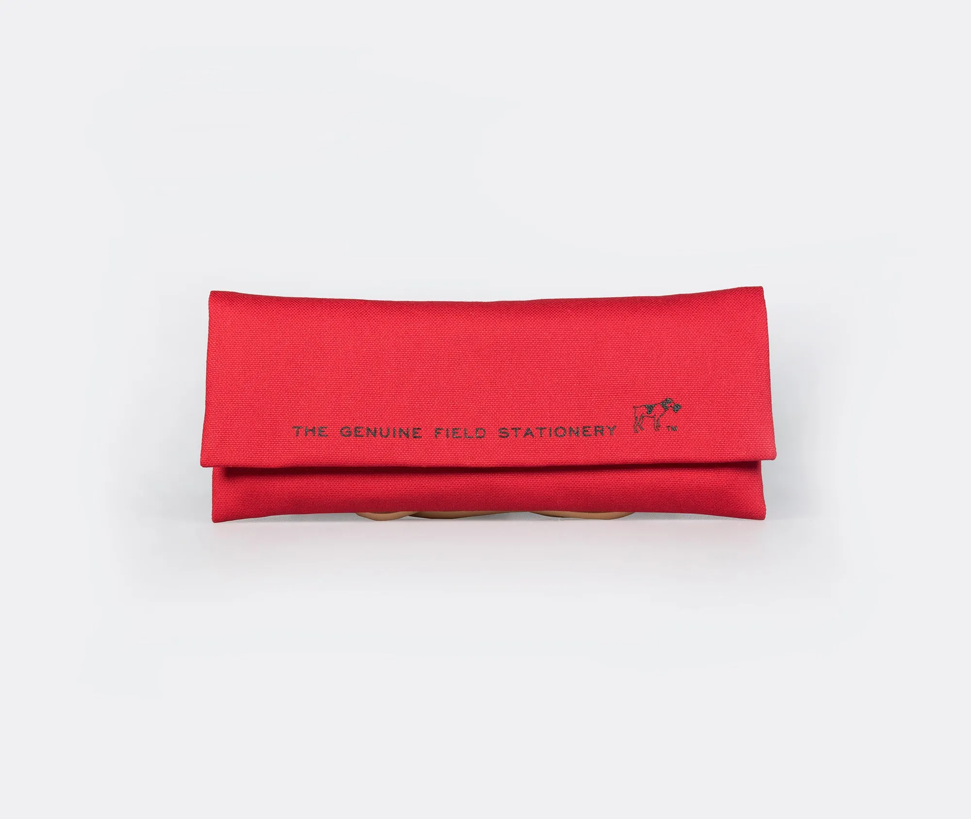 Field Roll Pencil Case - Red