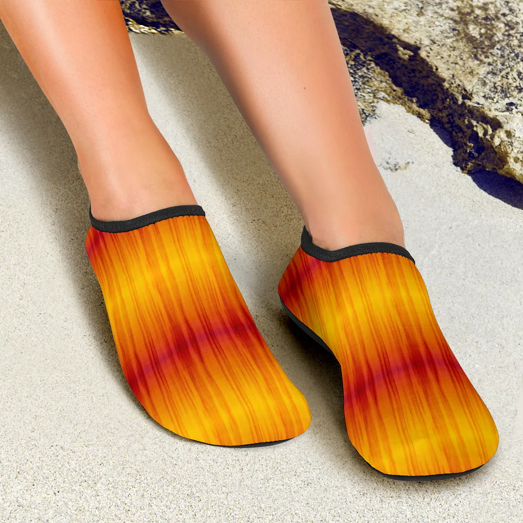 Fire Tie Dye Water Shoes