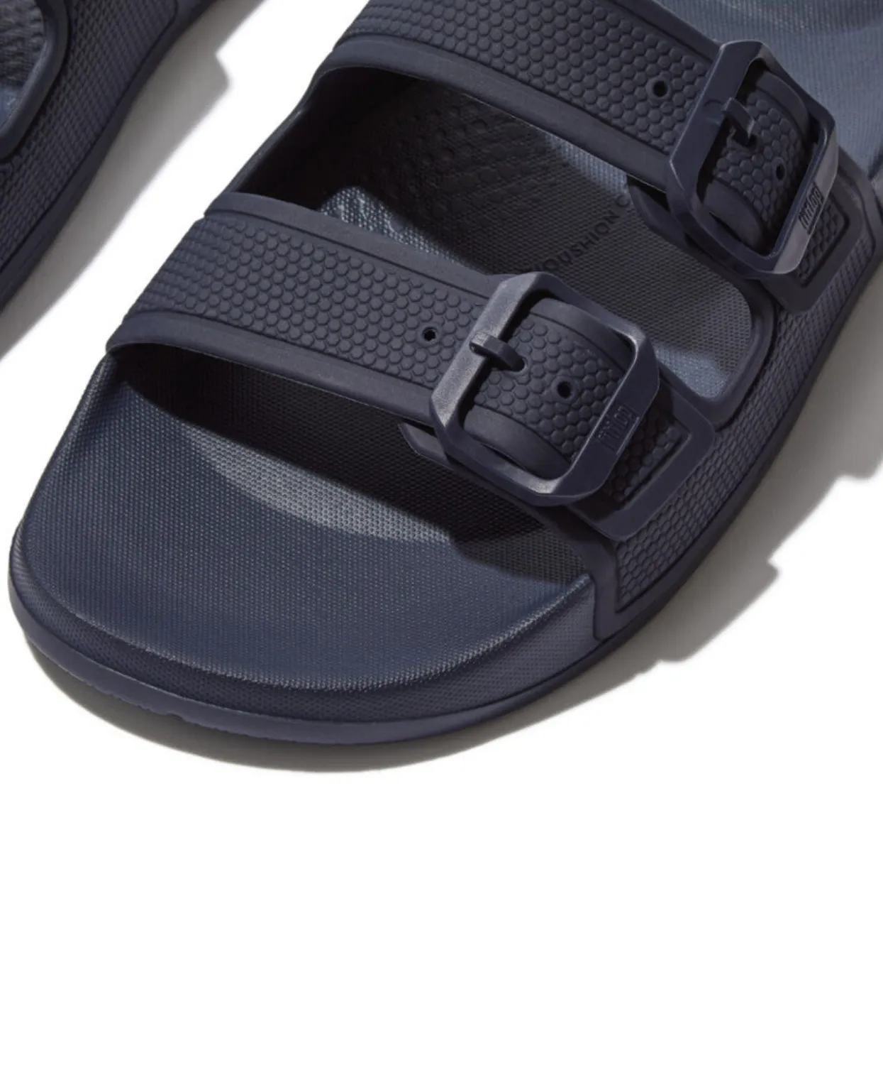 FitFlop iQushion Two Bar Buckle Slide Midnight Navy