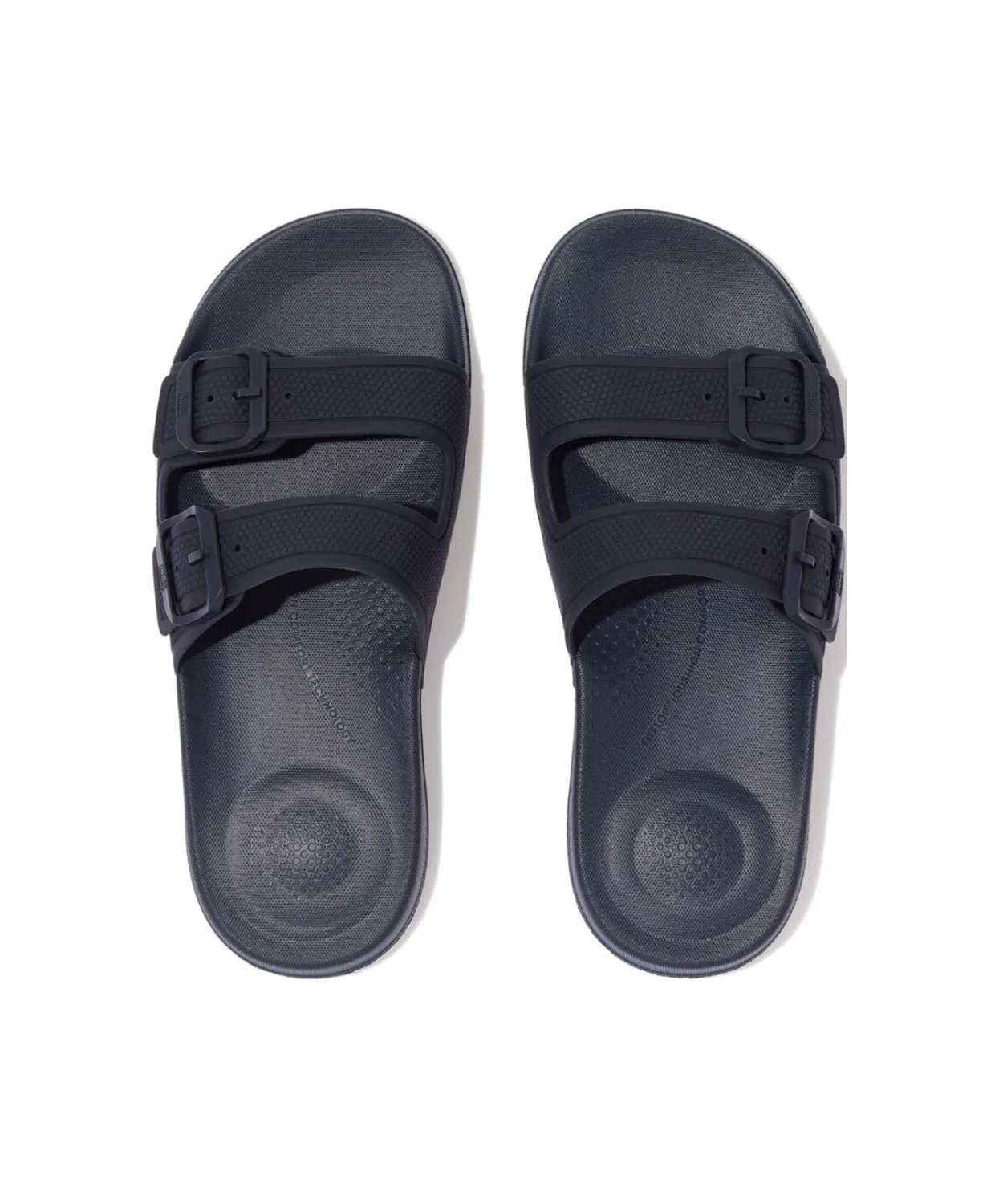 FitFlop iQushion Two Bar Buckle Slide Midnight Navy