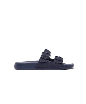 FitFlop iQushion Two Bar Buckle Slide Midnight Navy