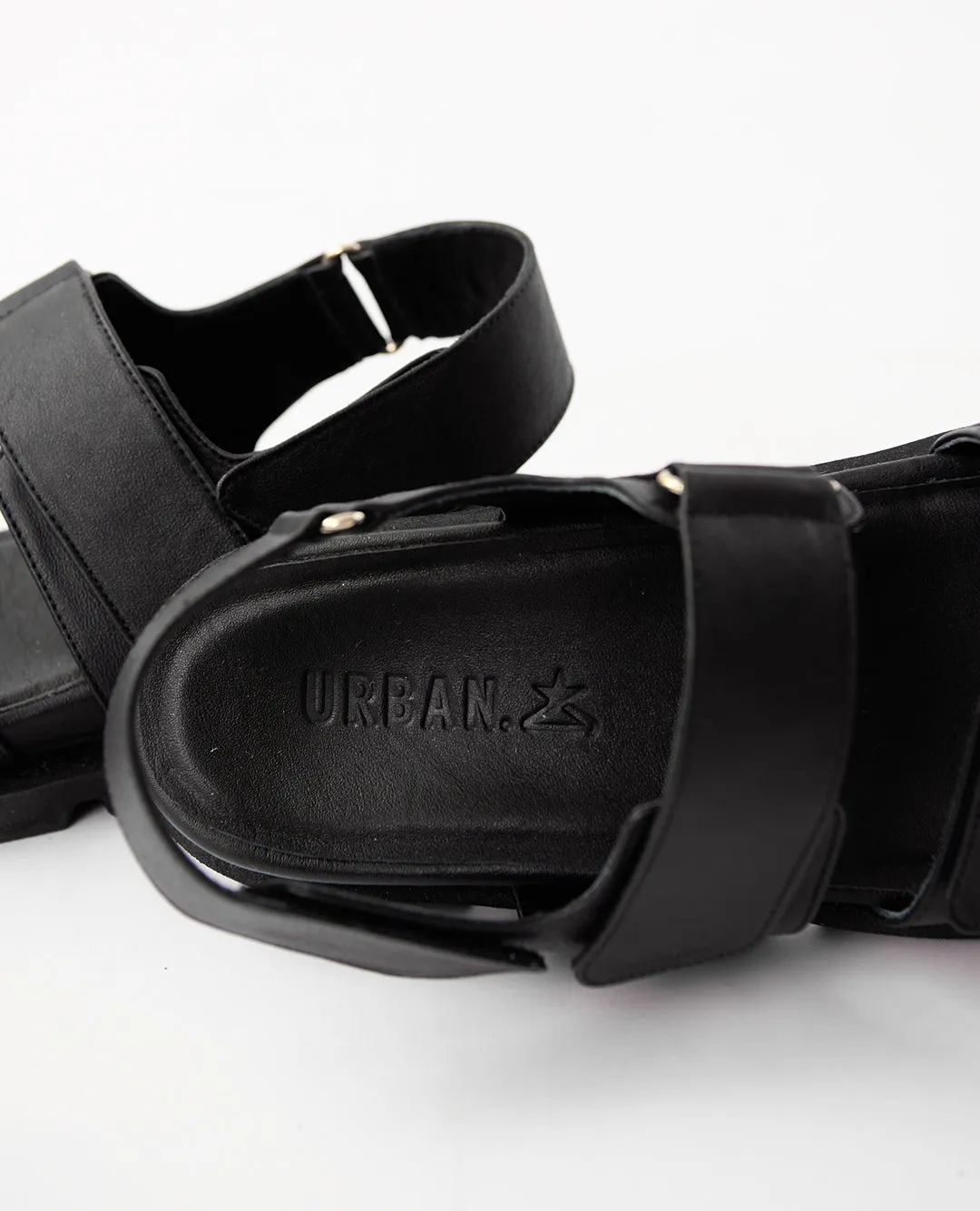 FOLDY LEATHER SANDALS