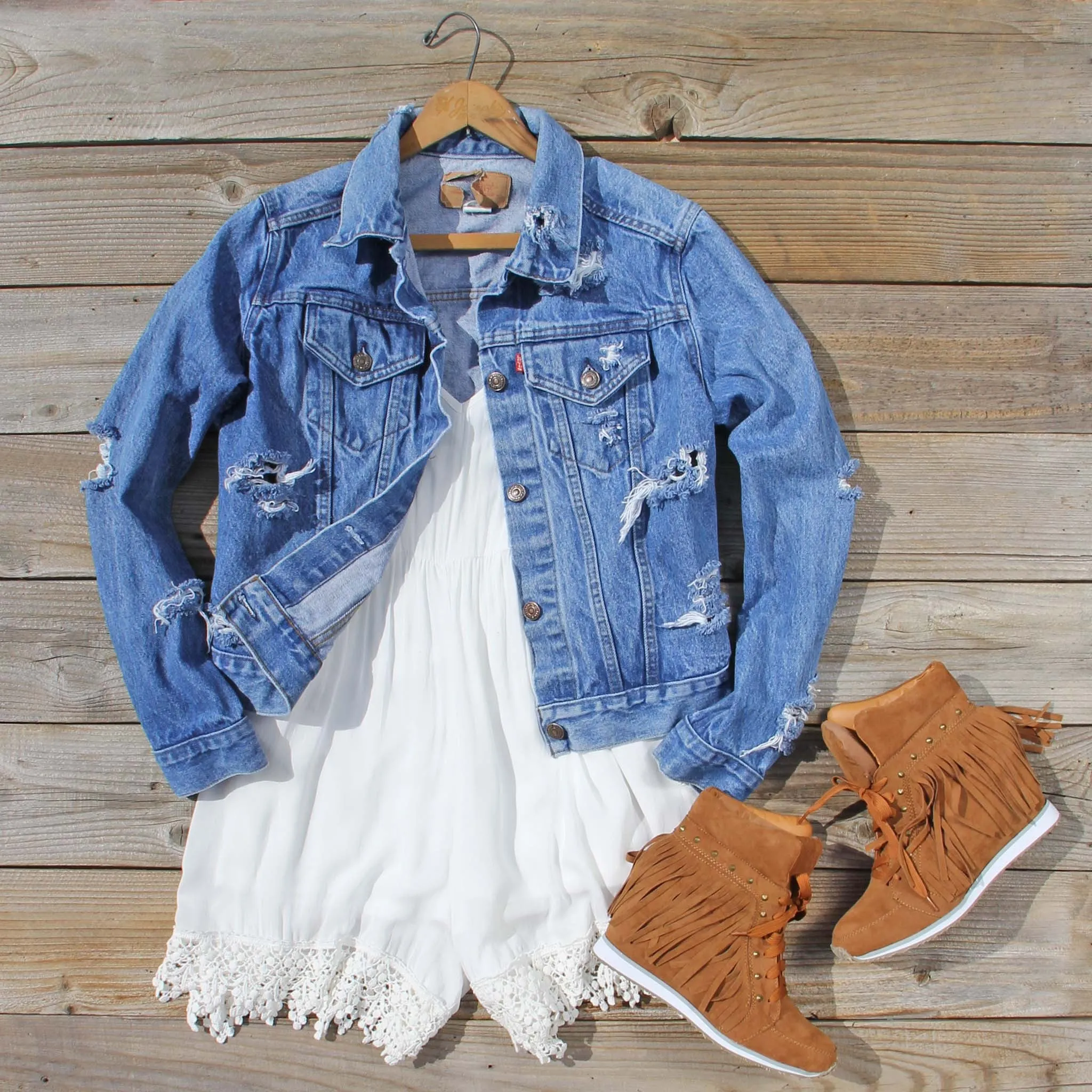 Fortune Teller Romper in White