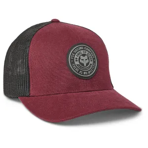 FOX MYSTICKS FLEXFIT HAT [DARK MAROON]