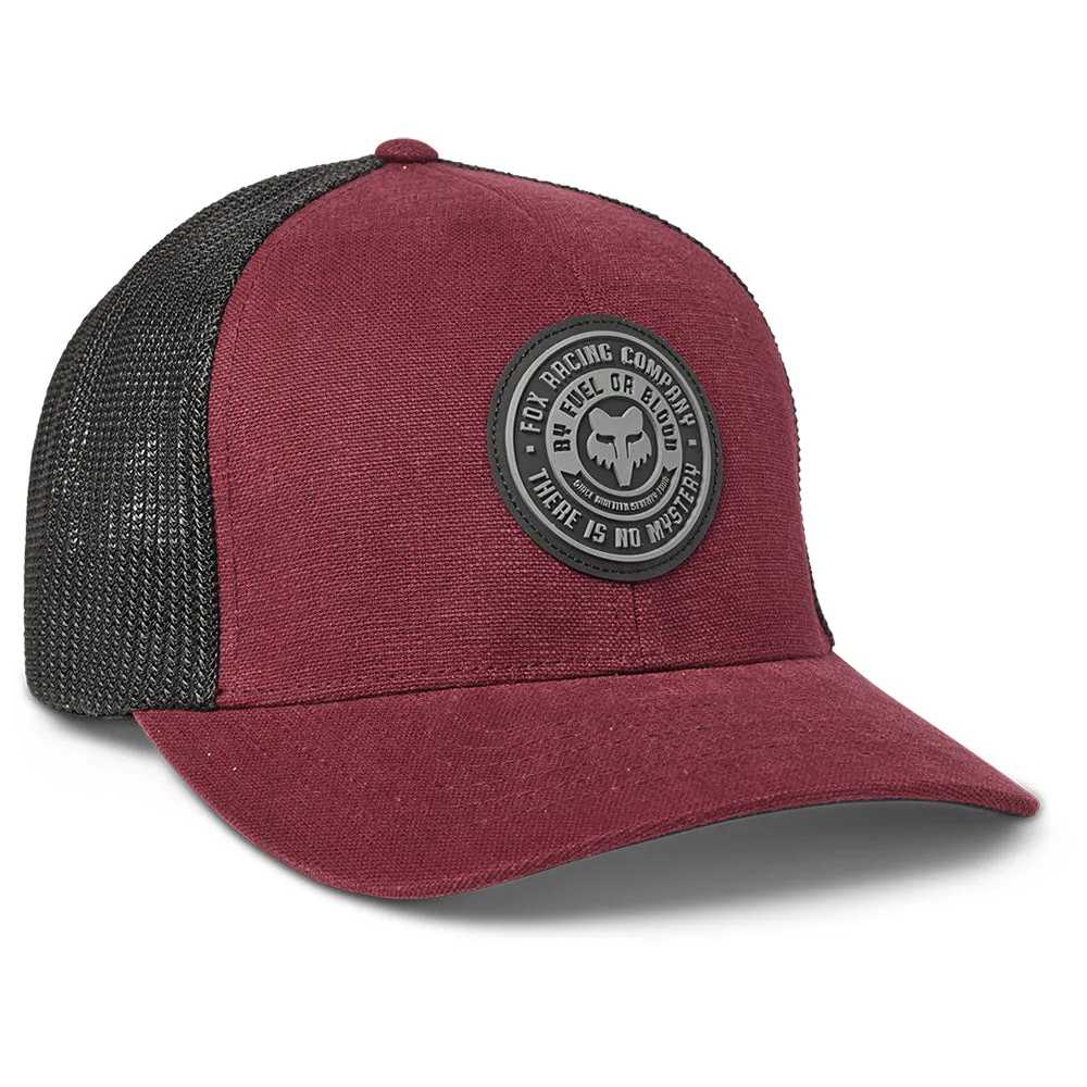 FOX MYSTICKS FLEXFIT HAT [DARK MAROON]