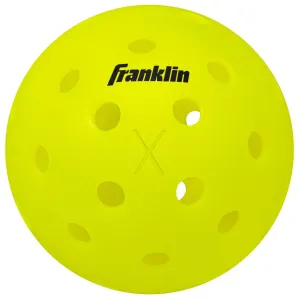 Franklin X-40 Outdoor Pickleballs in Optic Yellow