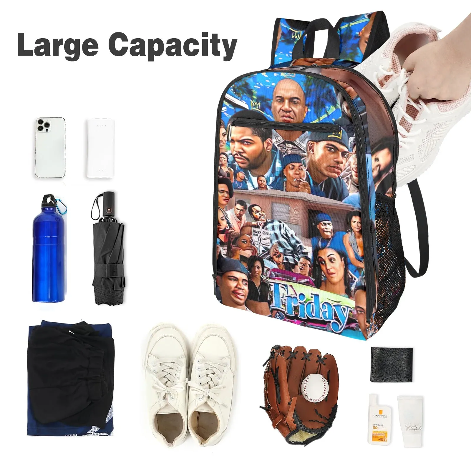 Friday (1995) Movie Collage All Over Print Leisure Sports Backpack