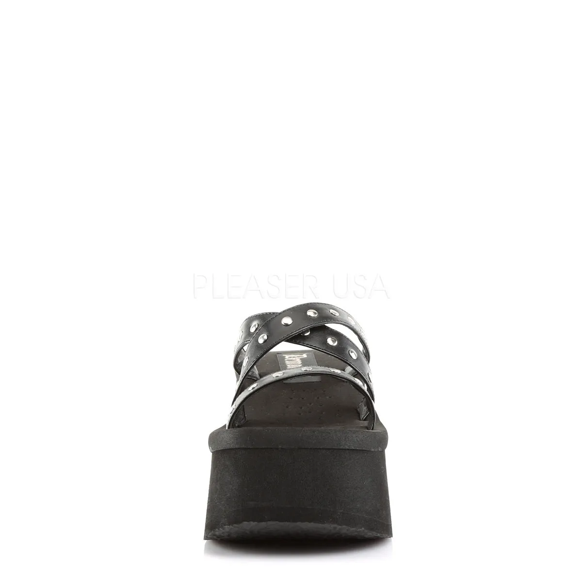 FUNN-19  Black Vegan Leather
