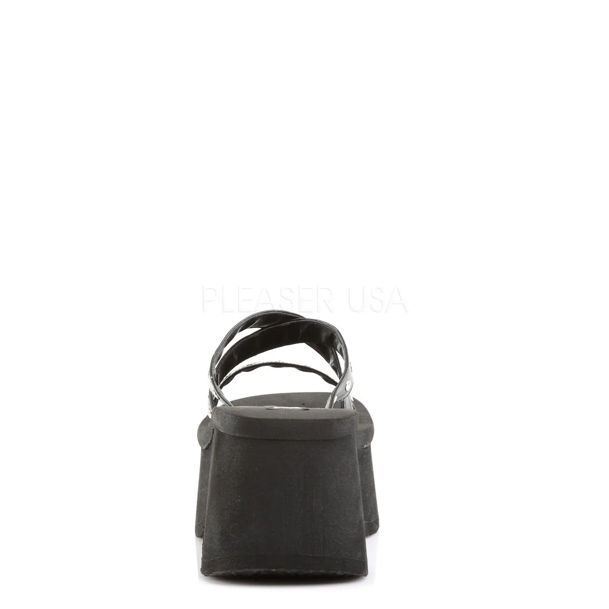 FUNN-19  Black Vegan Leather