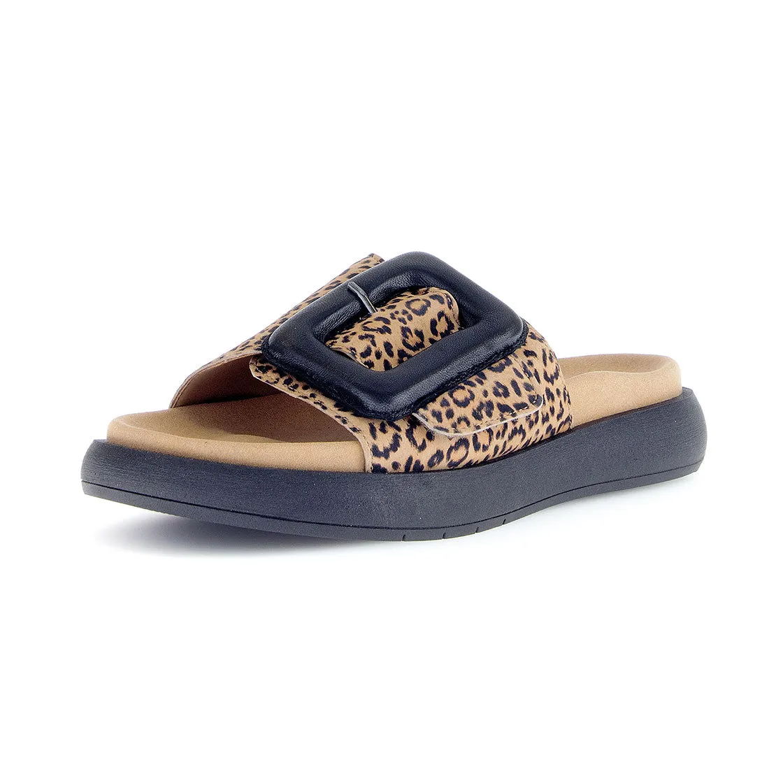 GABOR Leo ruskind sandal / mules m. sort