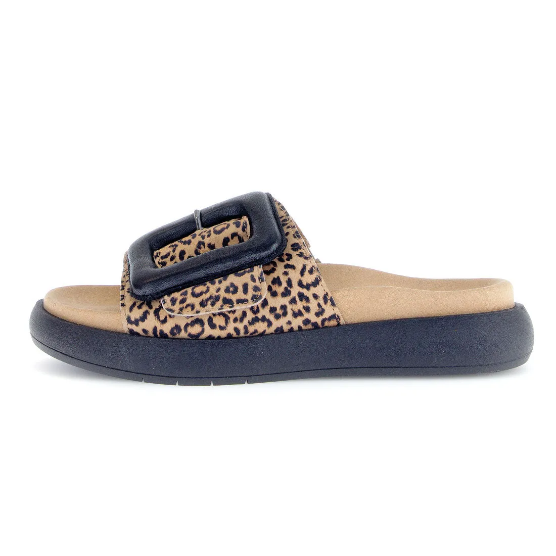 GABOR Leo ruskind sandal / mules m. sort