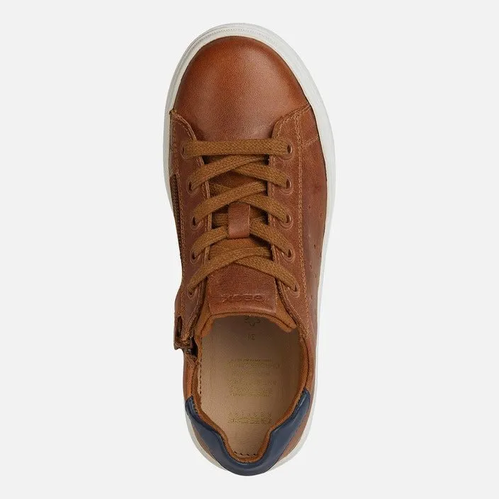 Geox - Nashik  - Cognac/Navy