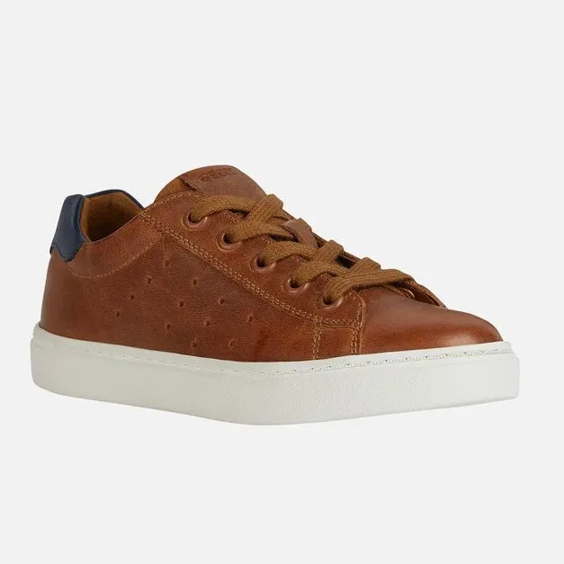 Geox - Nashik  - Cognac/Navy