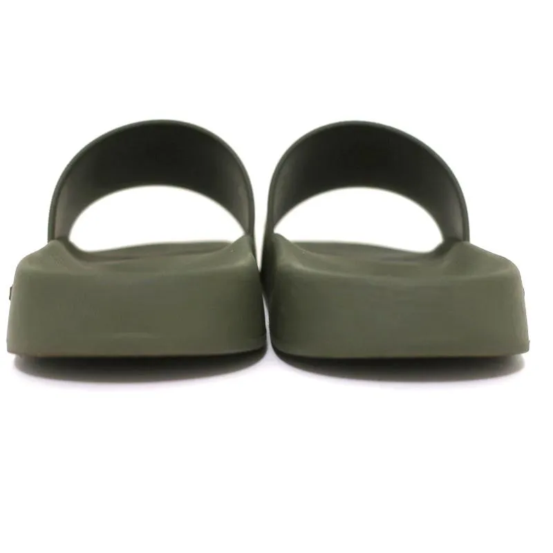Givenchy Camo Pool Slides Green Rubber Size 39 Flat Sandals