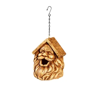 Green Man Resin Bird House,2bh723