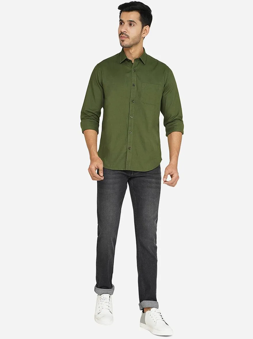 Grey Washed Narrow Fit Jeans | Greenfibre