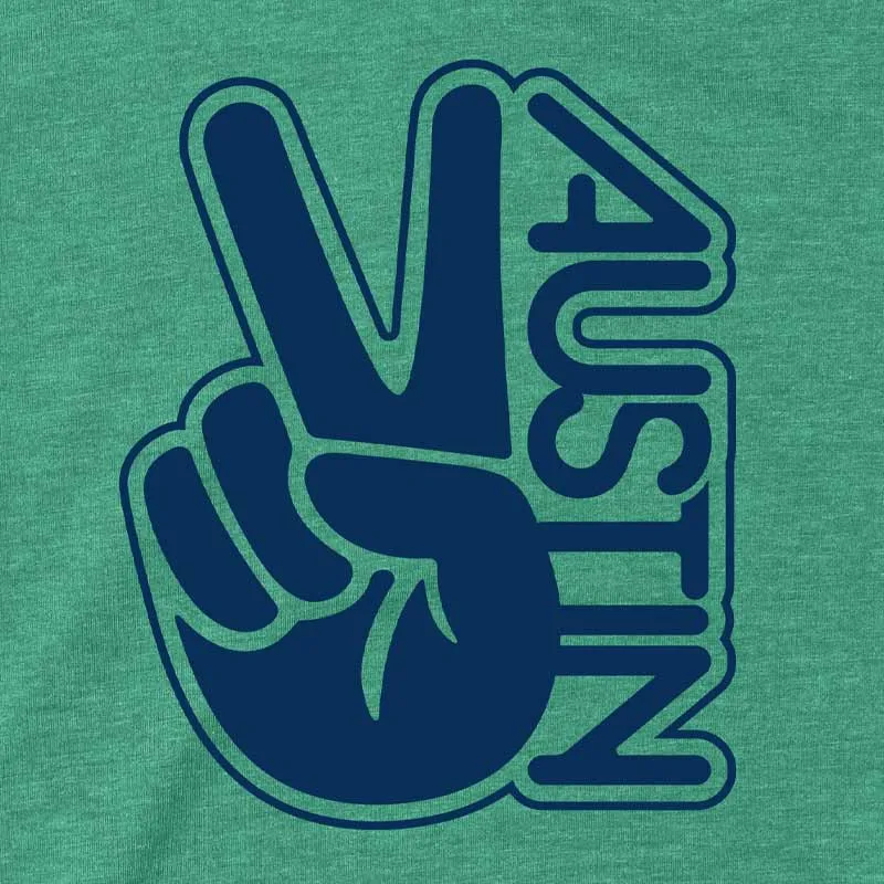 Groovy Austin Peace Graphic T-shirt