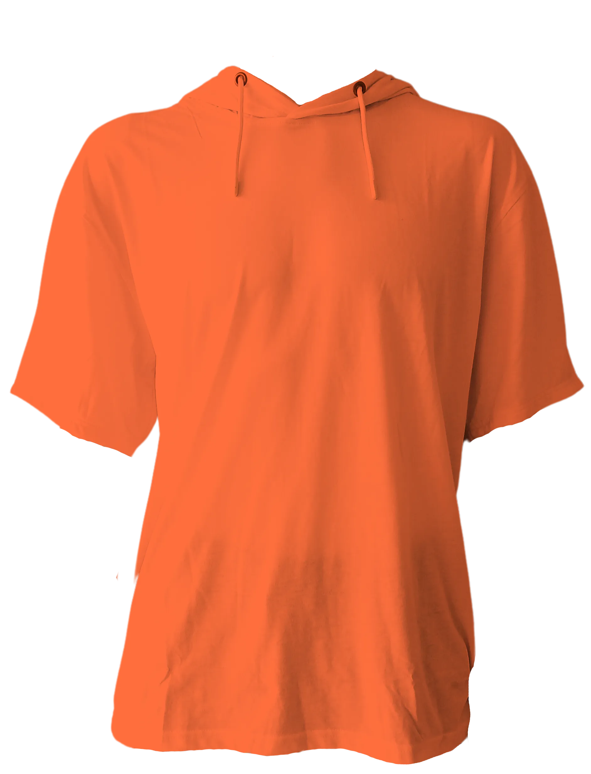 H9004 A  : Short Sleeve Jersey Hoodie with Hidden Zippered Pockets