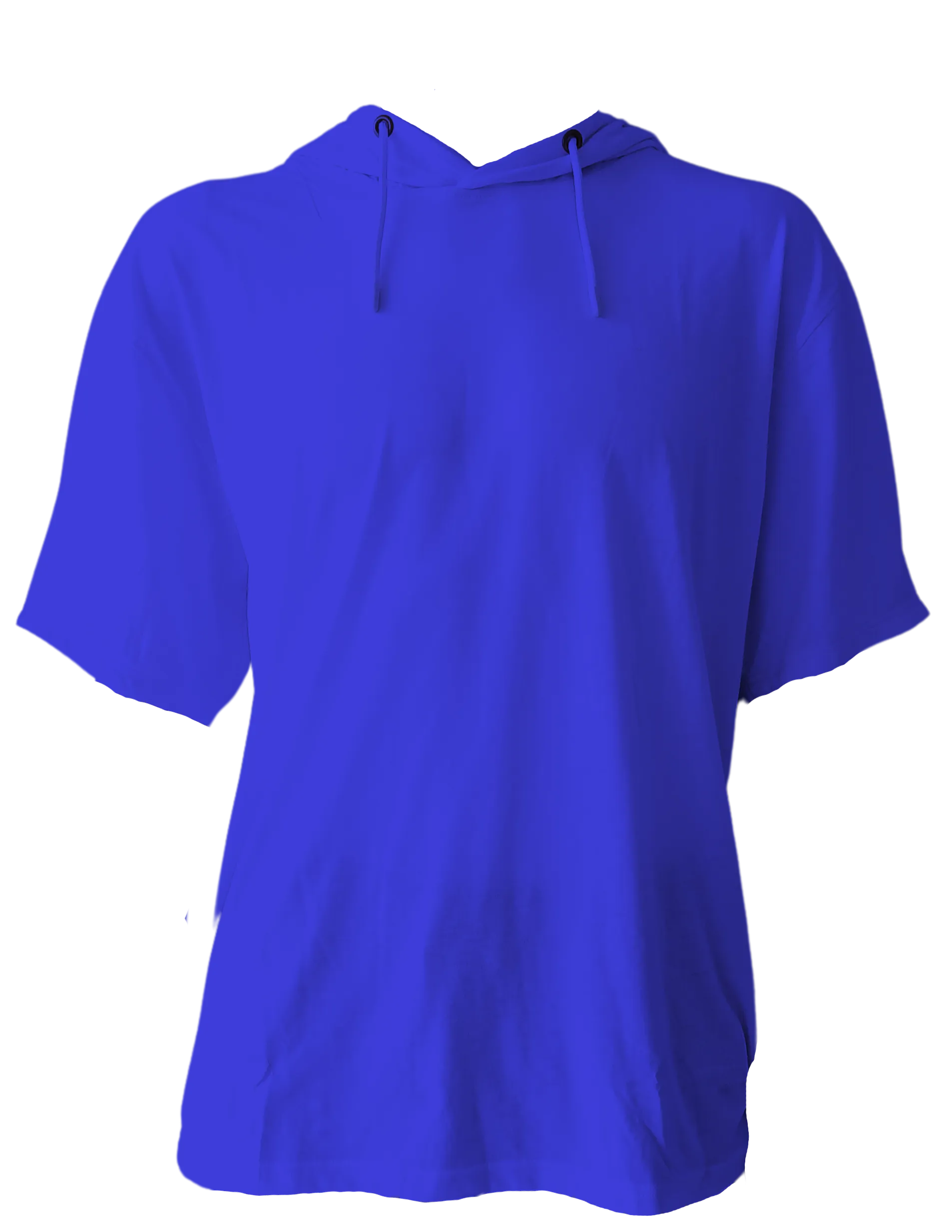 H9004 A  : Short Sleeve Jersey Hoodie with Hidden Zippered Pockets