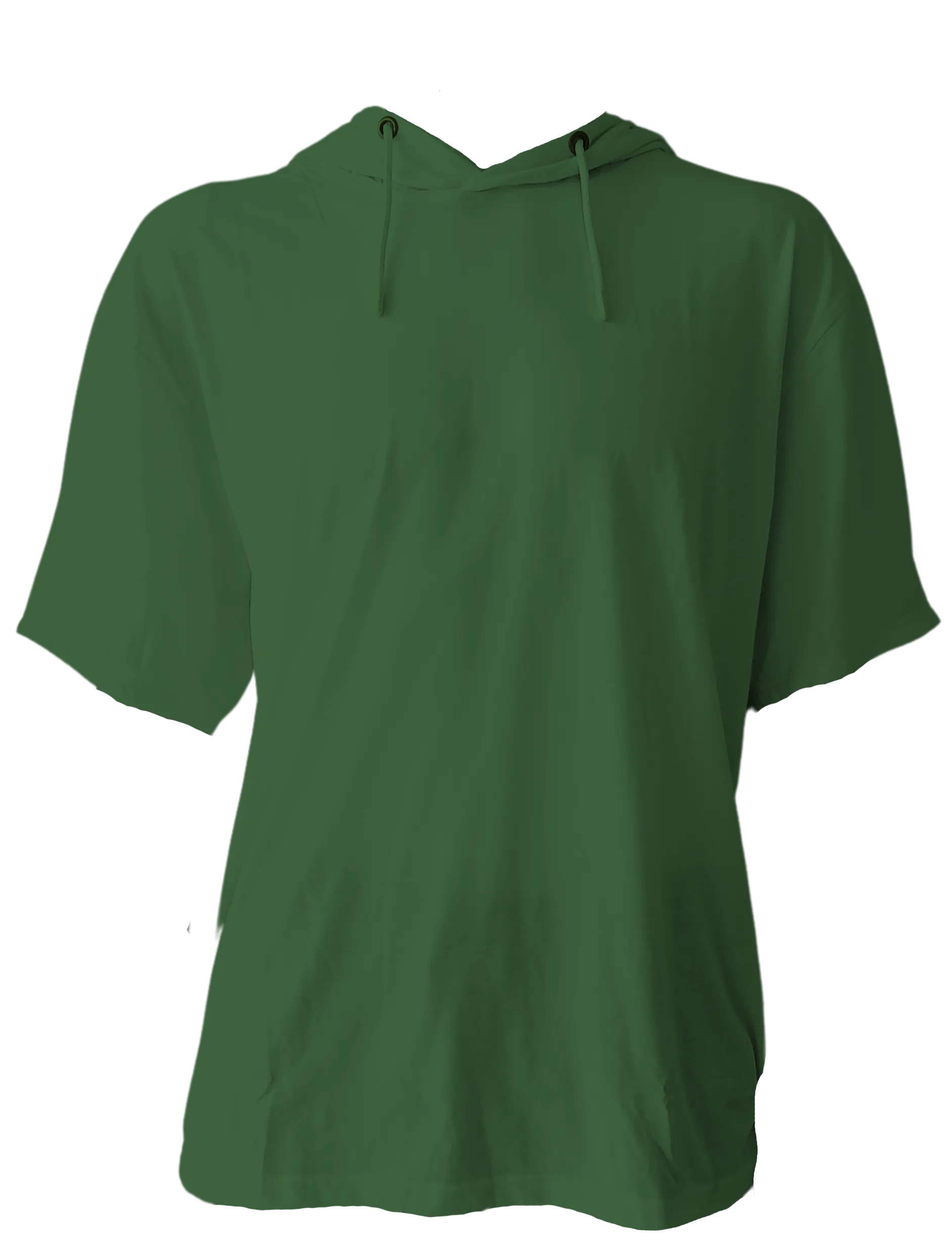 H9004 A  : Short Sleeve Jersey Hoodie with Hidden Zippered Pockets