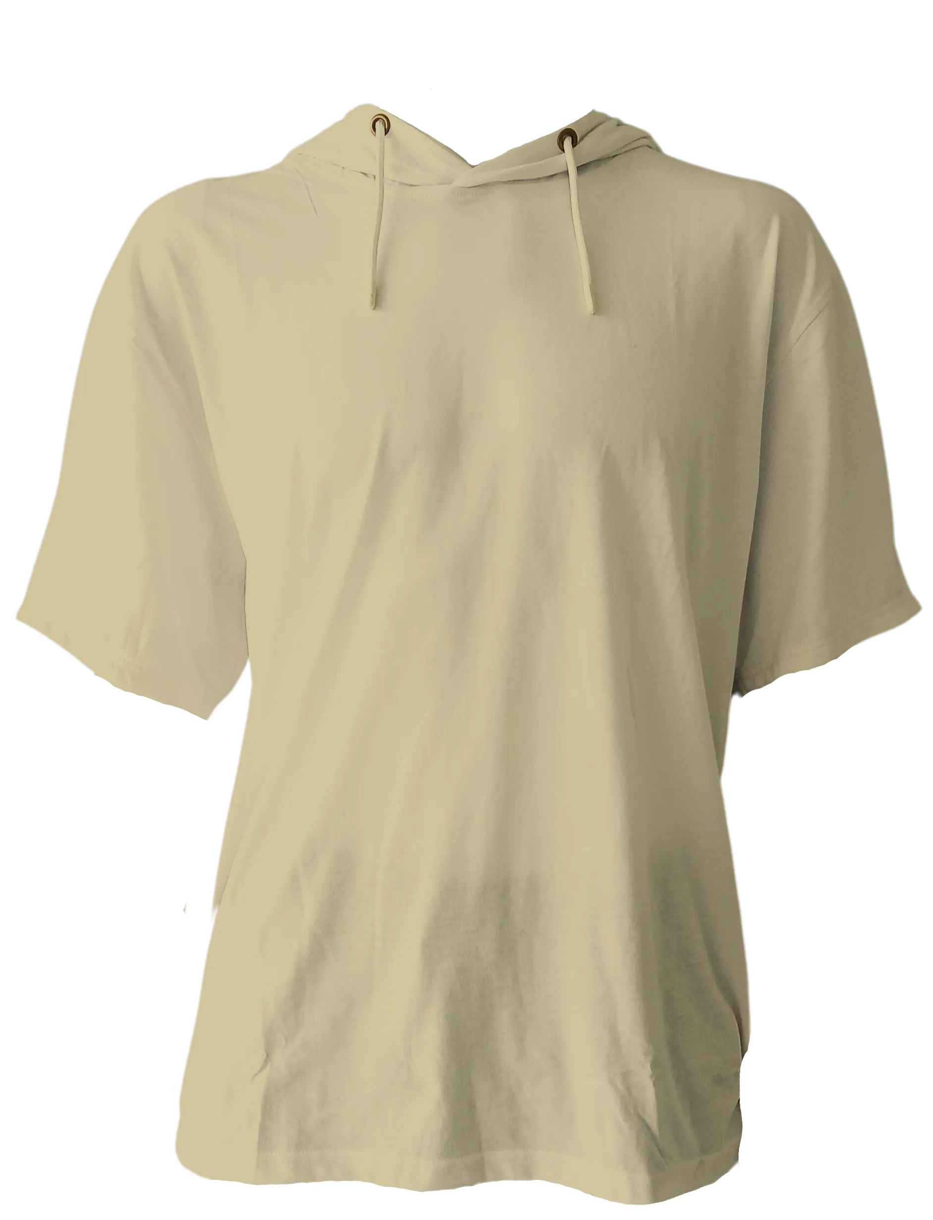 H9004 A  : Short Sleeve Jersey Hoodie with Hidden Zippered Pockets