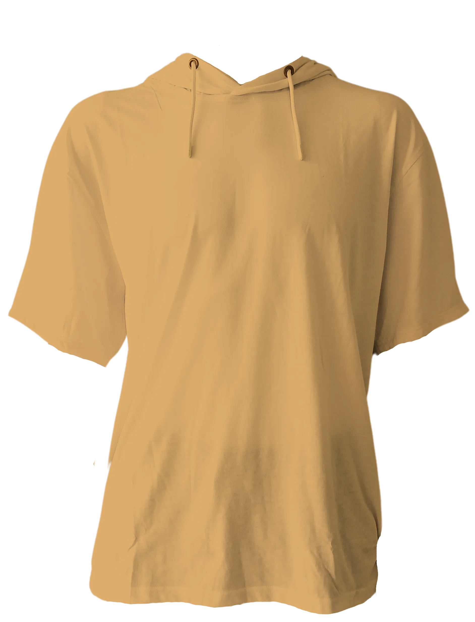 H9004 A  : Short Sleeve Jersey Hoodie with Hidden Zippered Pockets