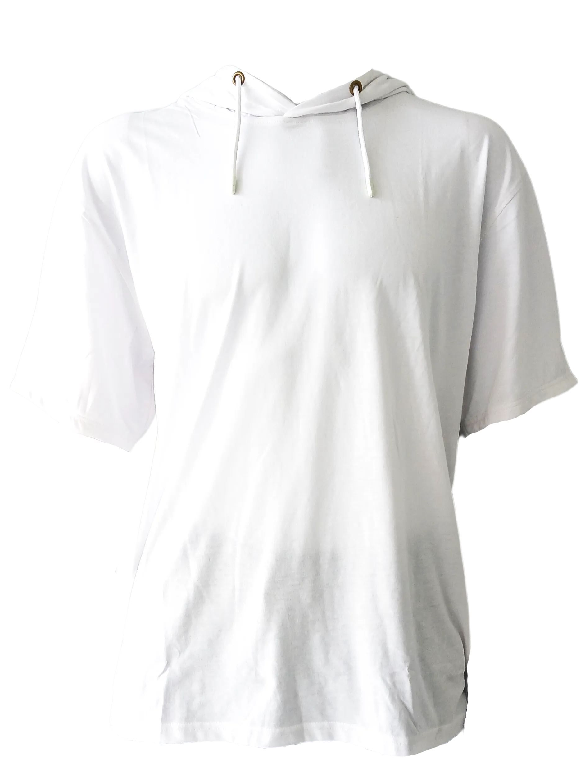 H9004 A  : Short Sleeve Jersey Hoodie with Hidden Zippered Pockets