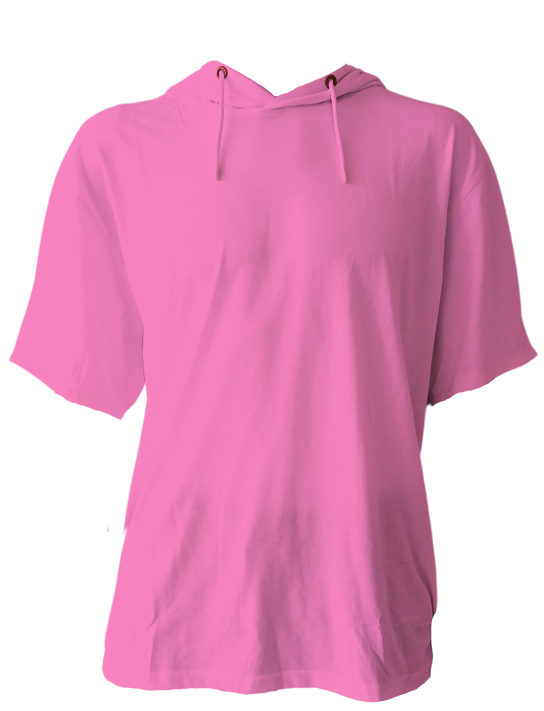 H9004 A  : Short Sleeve Jersey Hoodie with Hidden Zippered Pockets