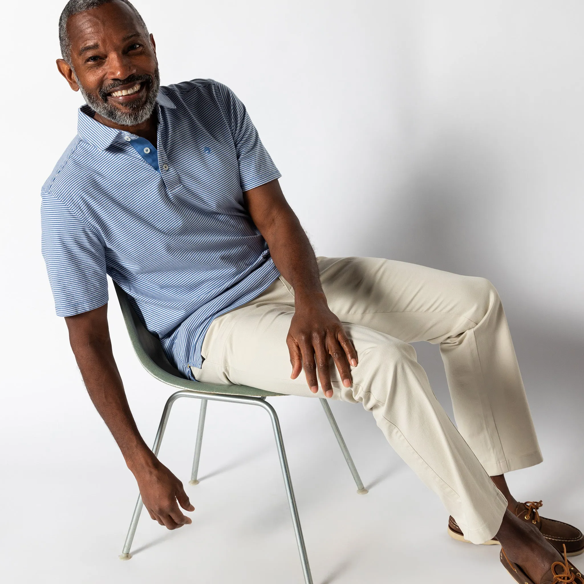 Hanover Pima Cotton Polo - Classic Stripe