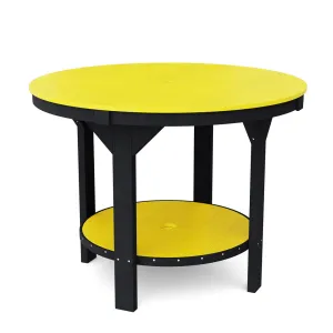 Heritage 48" Pub Table Wildridge Color: Lemon Yellow/Black
