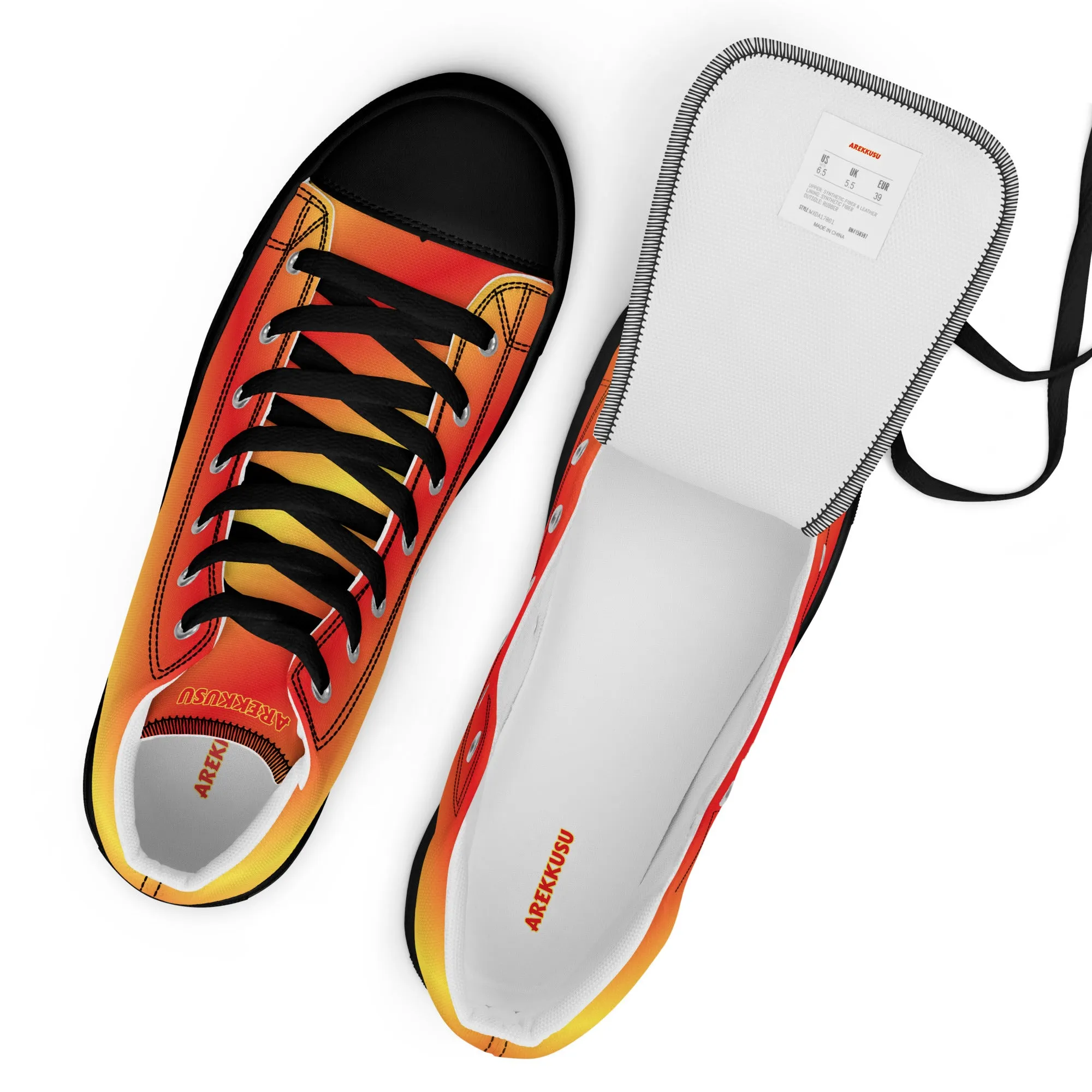 High Top Canvas Shoes