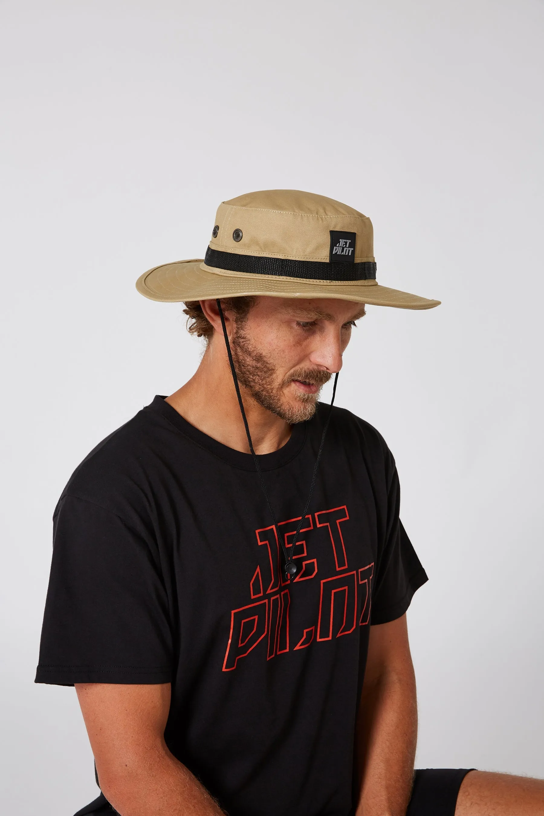 Hiker Mens Wide Brim Bucket