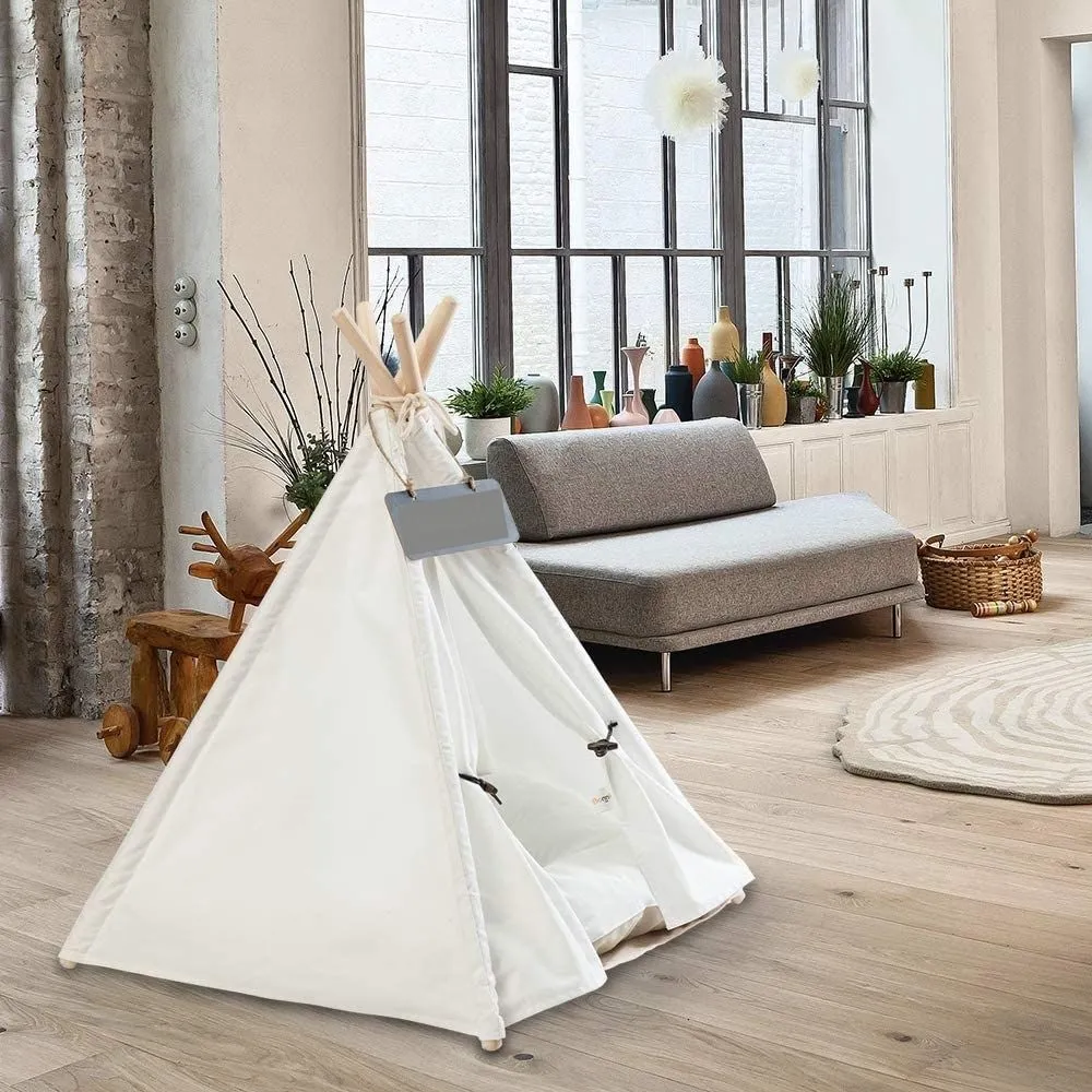 Homlly Kela Pet Teepee Dog (Puppy) & Cat Bed Tent