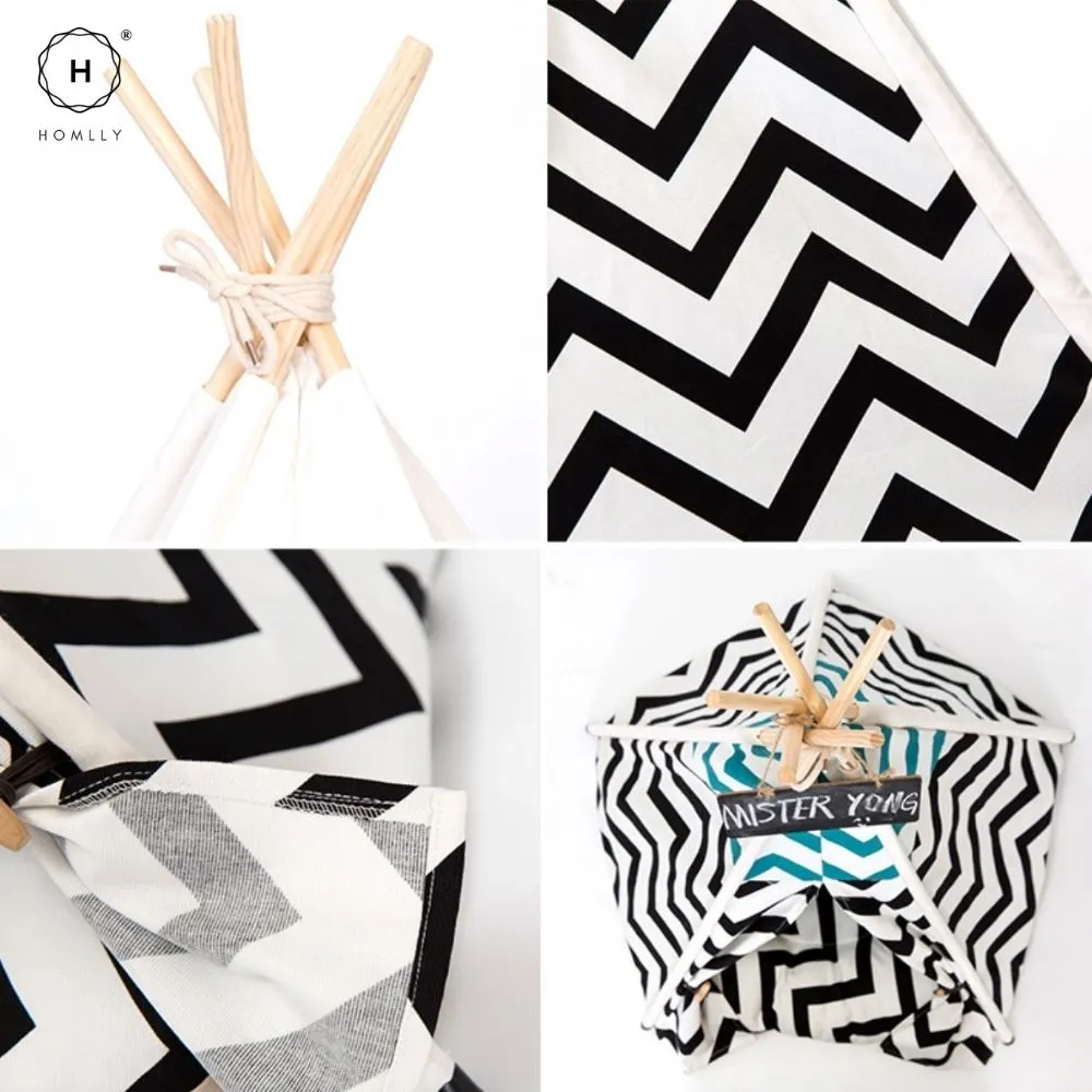 Homlly Kela Pet Teepee Dog (Puppy) & Cat Bed Tent
