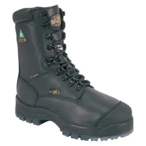 Honeywell 45 Series Leather 8 in Thermal Lace-Up Composite Toe Boots, Size 13, Black, 45680C-BLK-130