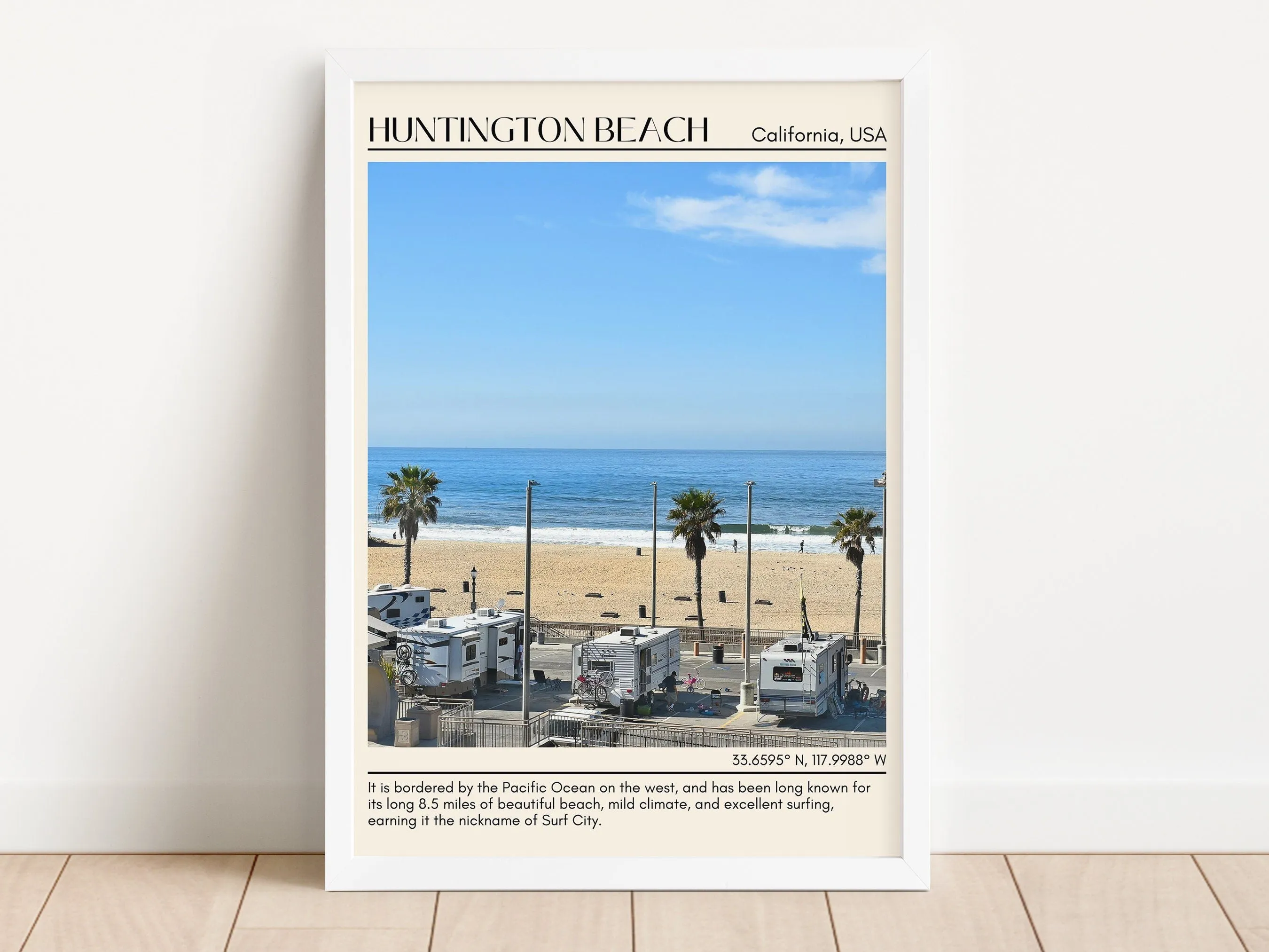 Huntington Beach Wall Art Canvas, California, USA