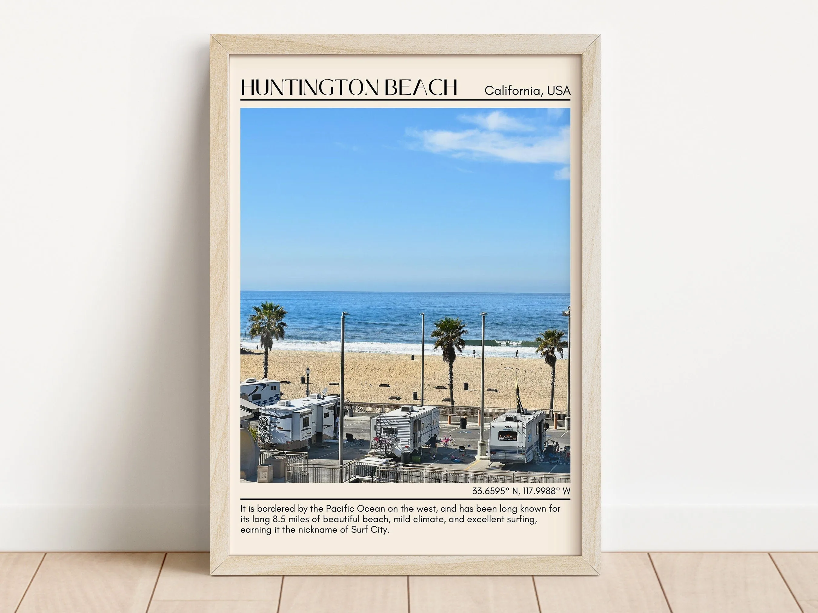 Huntington Beach Wall Art Canvas, California, USA